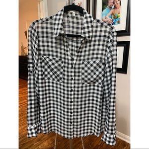 Express Portofino Shirt Buffalo Plaid